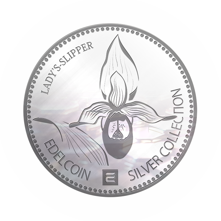 Silver coin, 1/2 ozt. Edelcoin Silver Collection