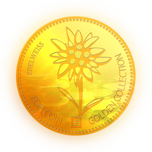 Gold coin, 1/2 ozt. Edelcoin Golden Collection.